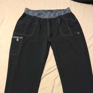 Black scrub pants